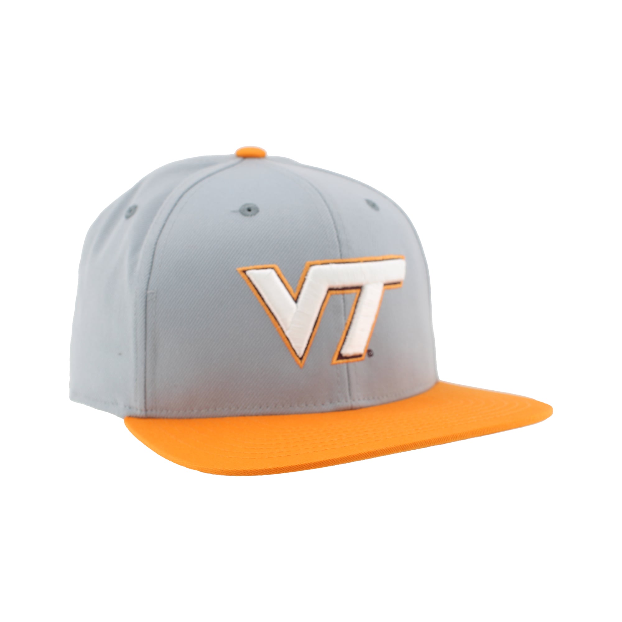 Casquette unisexe Zephyr Gray Virginia Tech Hokies Pastel