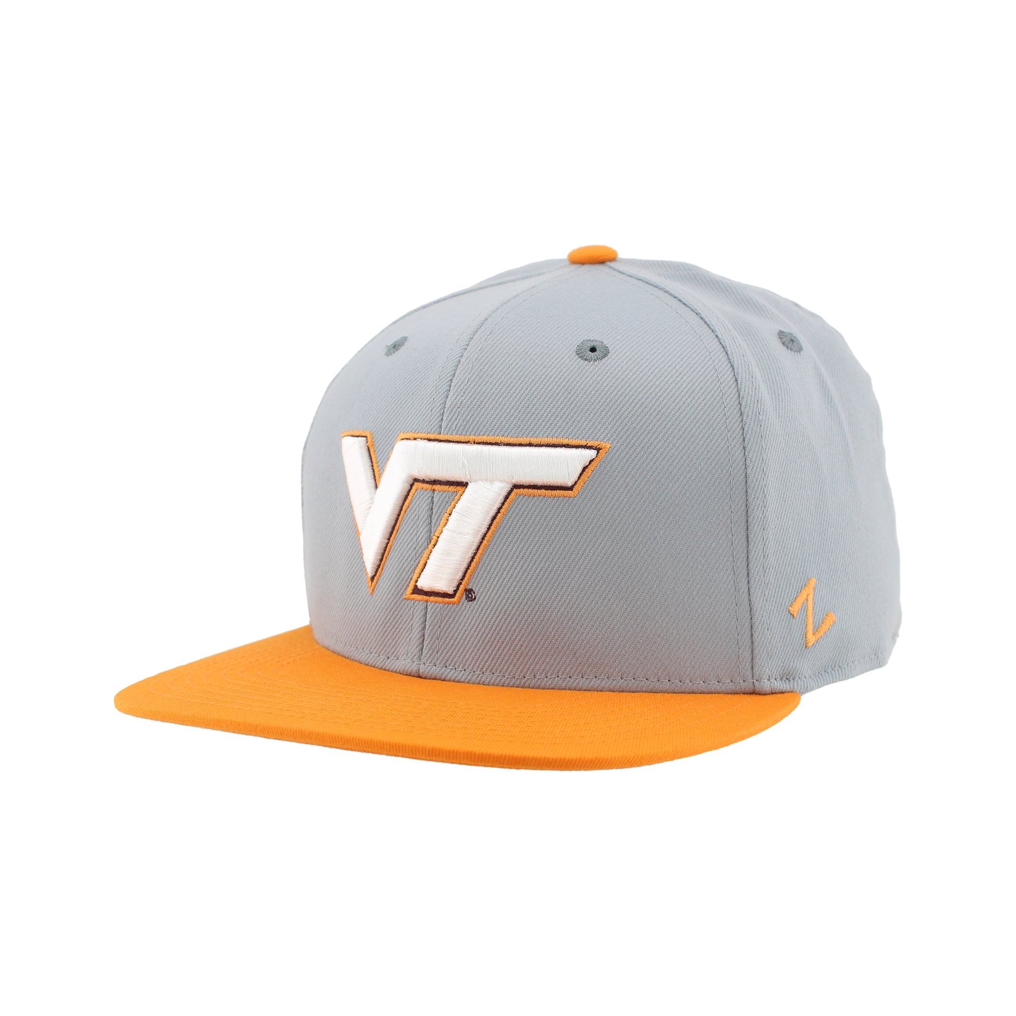 Casquette unisexe Zephyr Gray Virginia Tech Hokies Pastel