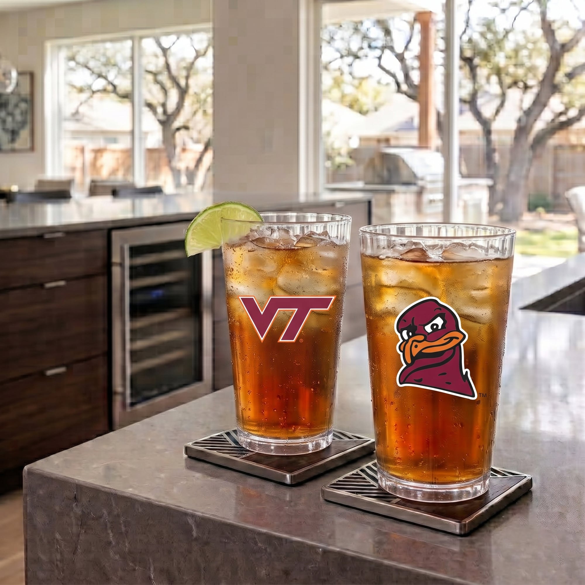Virginia Tech Hokies 24oz. Two-Pack Tritan Tumbler Set