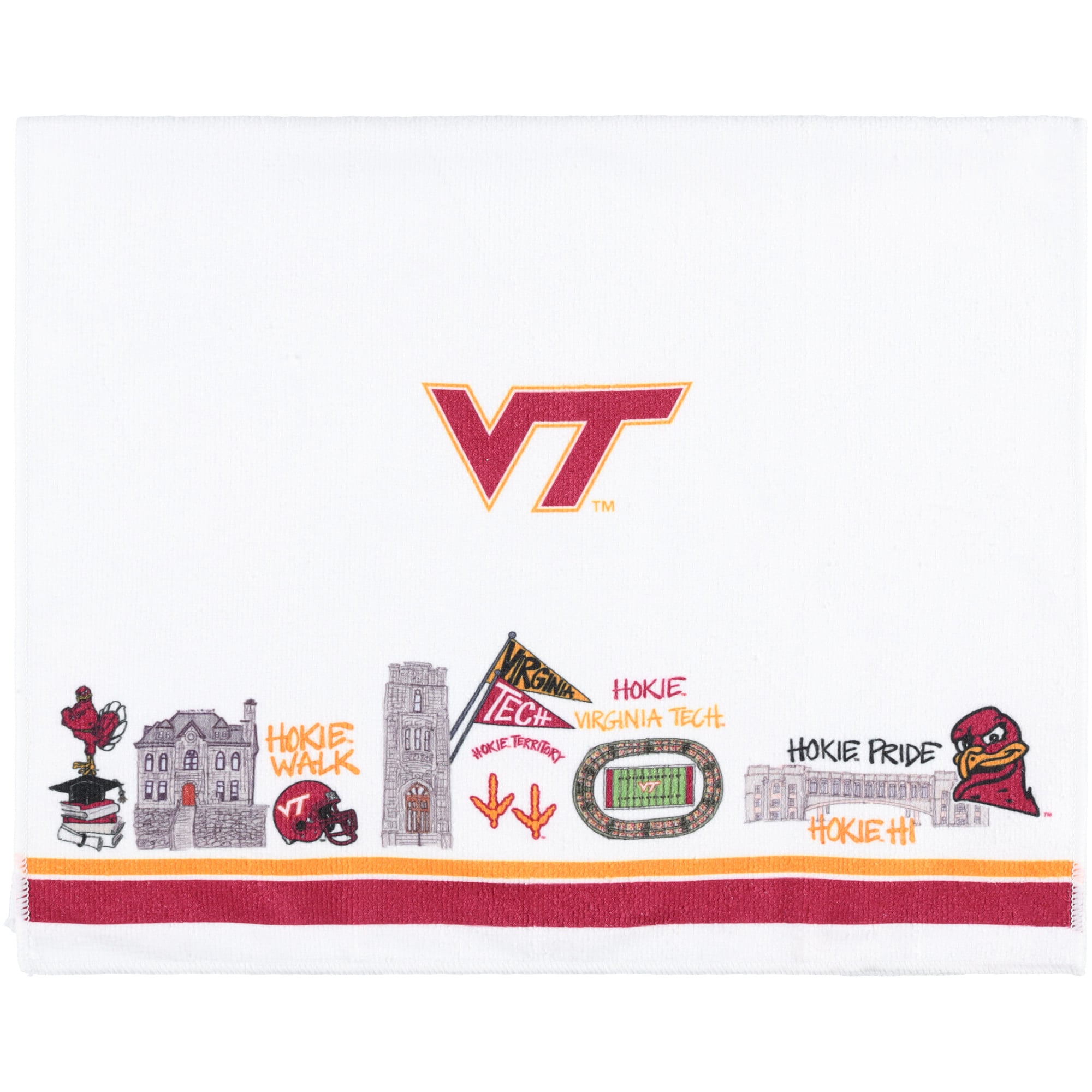 Torchon de cuisine Virginia Tech Hokies Icon