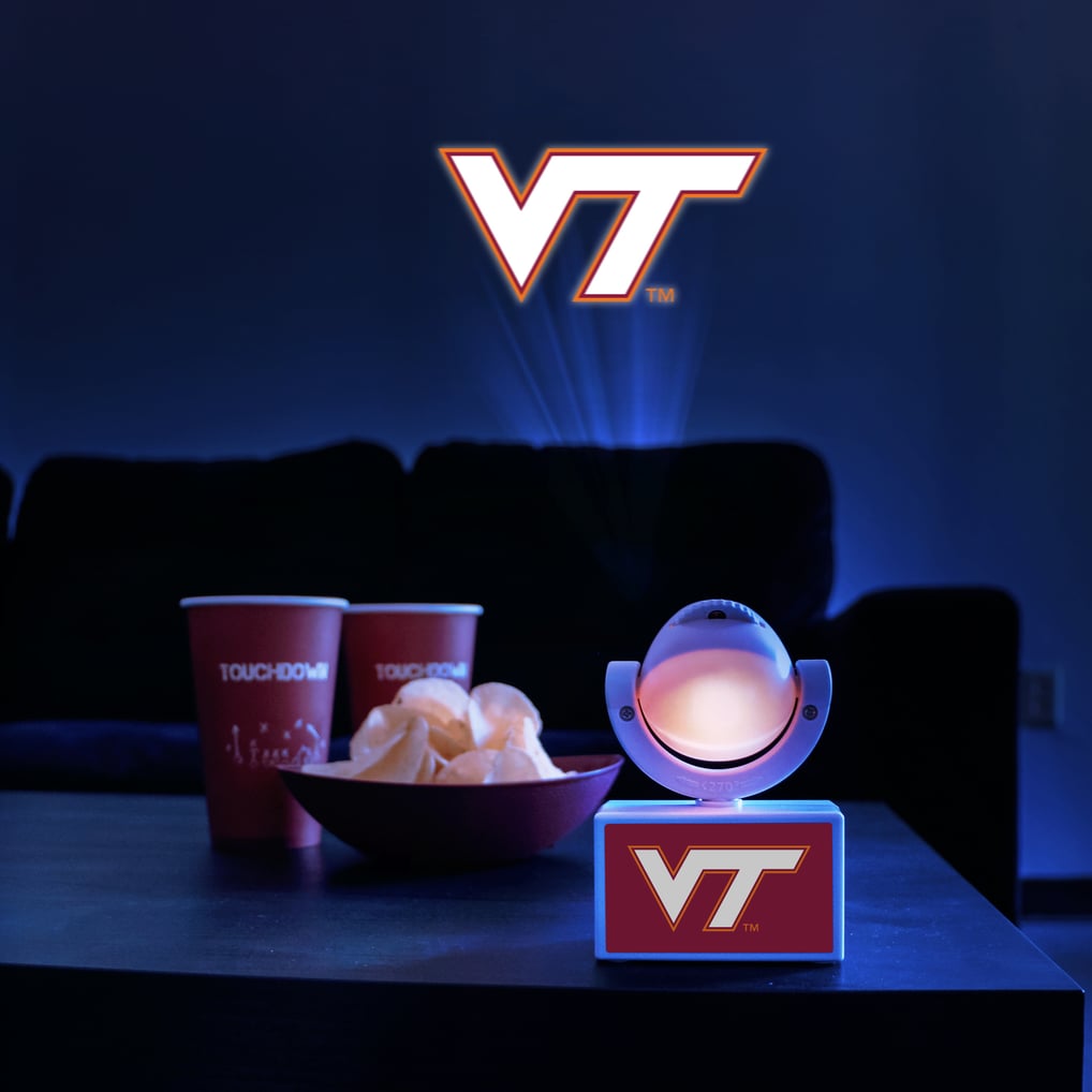 Virginia Tech Hokies LED Mini Spotlight Projector Nite Light