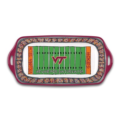 Virginia Tech Hokies Melamine Stadium Platter