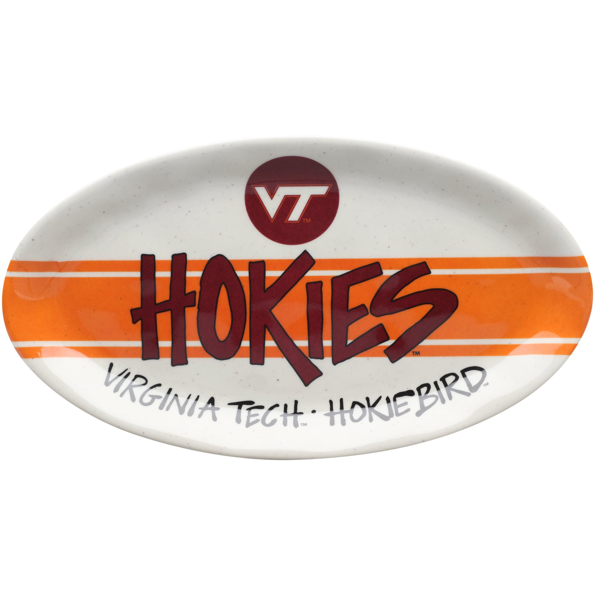 Plateau de cuisine ovale Hokies de Virginia Tech