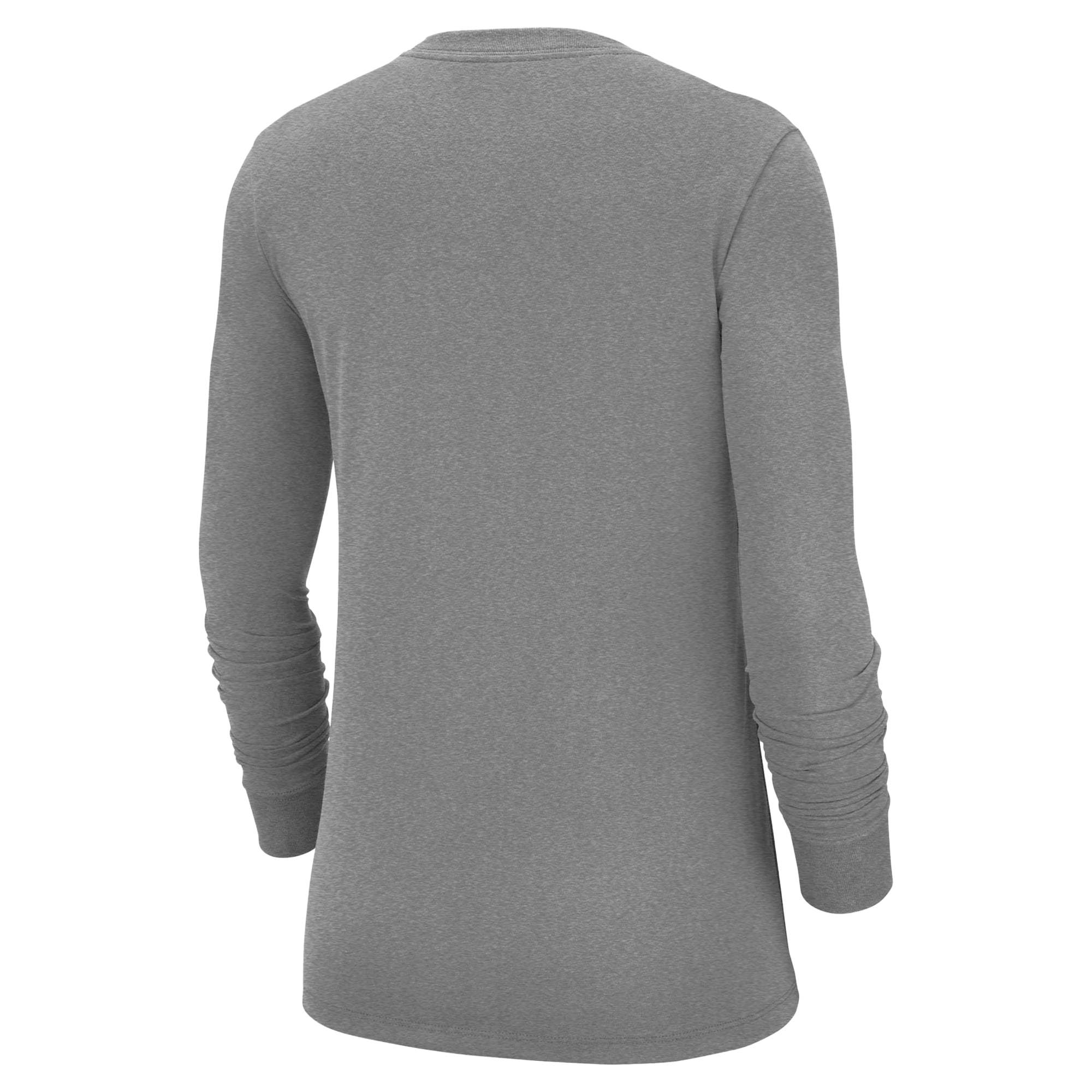Women's Nike Heather Gray Virginia Tech Hokies Core Long Sleeve T-Shirt