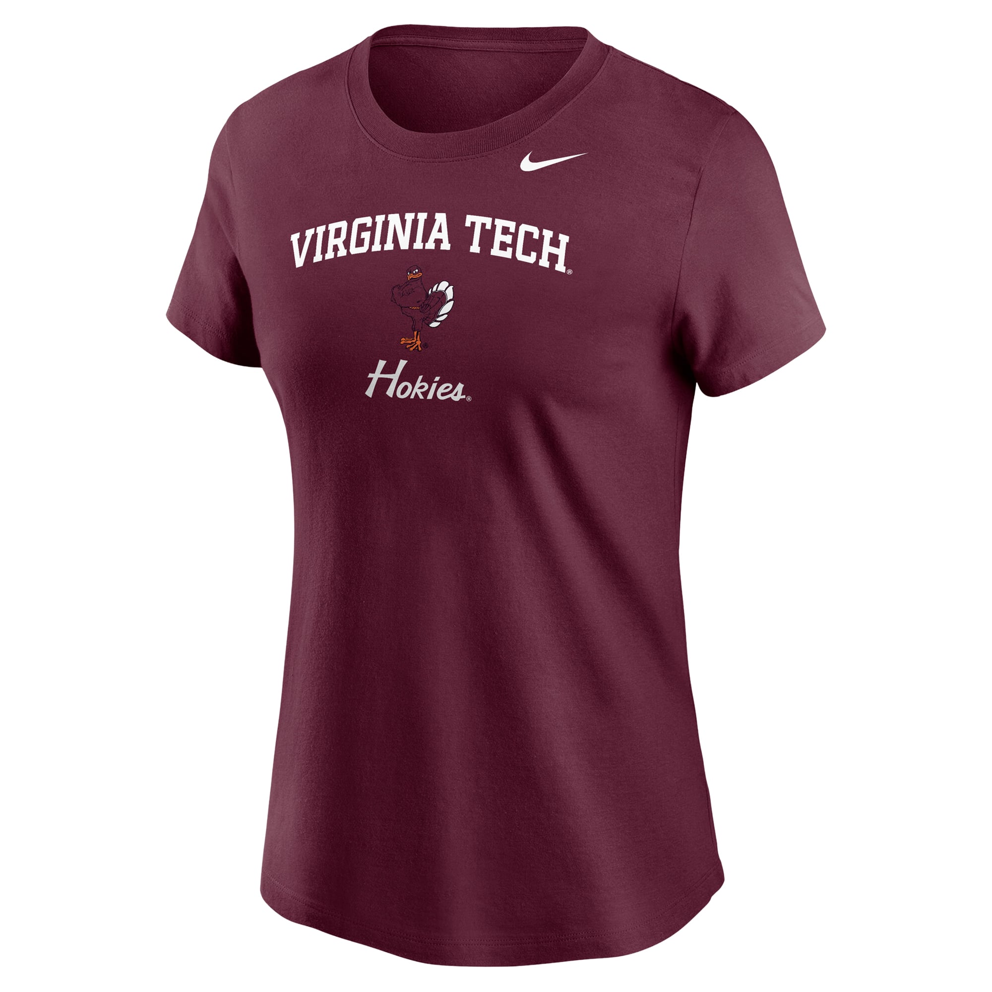T-shirt Nike bordeaux Virginia Tech Hokies pour femmes