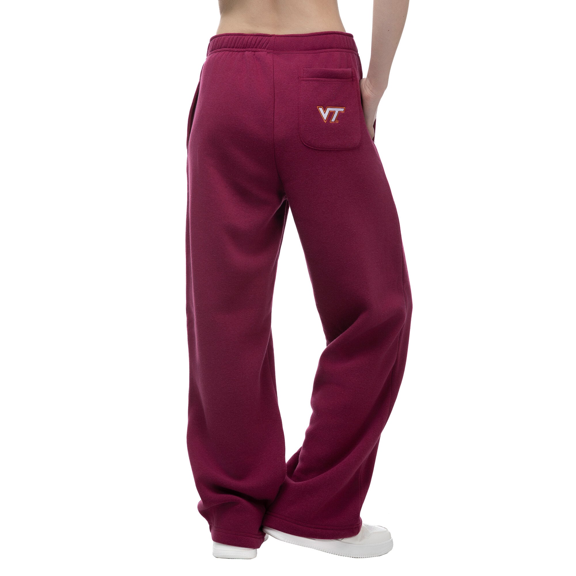 Women's ZooZatz Maroon Virginia Tech Hokies Wordmark Fleece Sweatpants