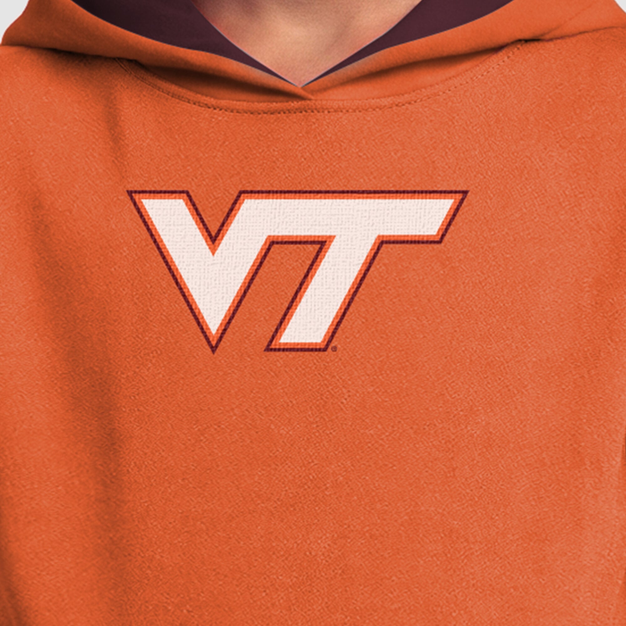 Youth Champion  Orange Virginia Tech Hokies Fleece Hoodie