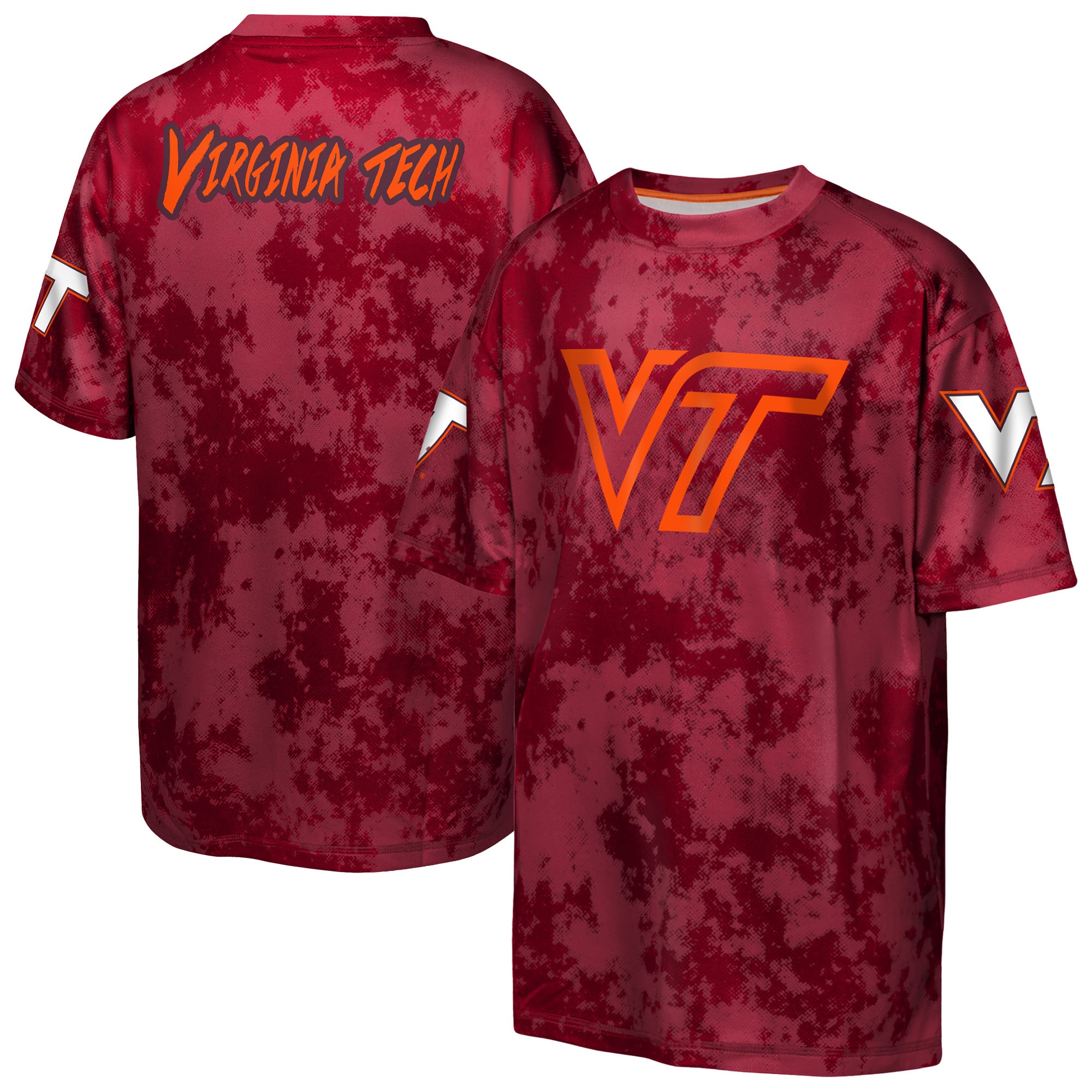 T-shirt sublimé Outerstuff marron Virginia Tech Hokies Off-Side pour jeunes