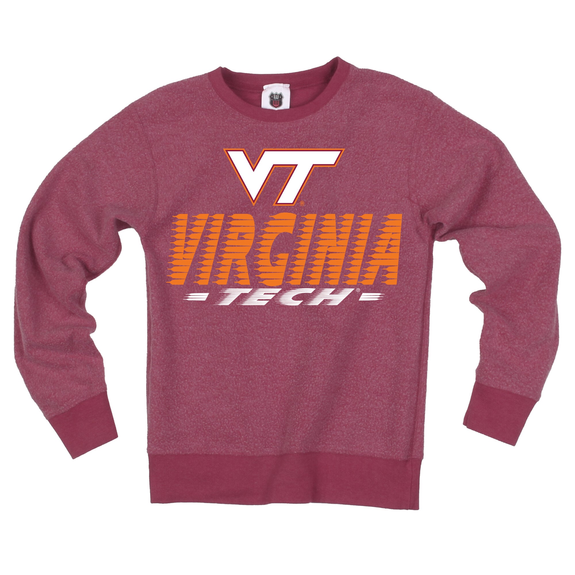 Sweat-shirt réversible Wes & Willy Maroon Virginia Tech Hokies pour jeunes