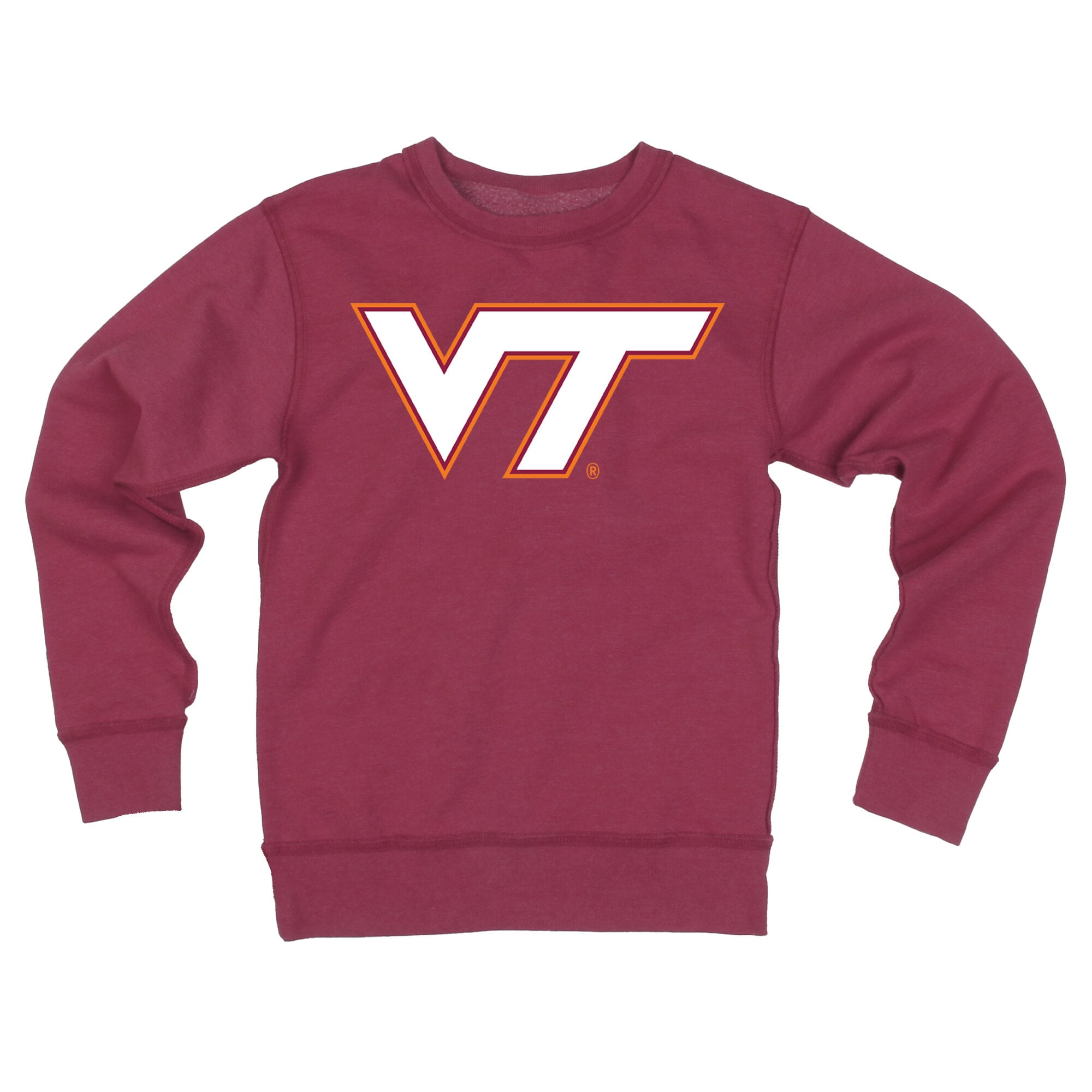 Sweat-shirt réversible Wes & Willy Maroon Virginia Tech Hokies pour jeunes