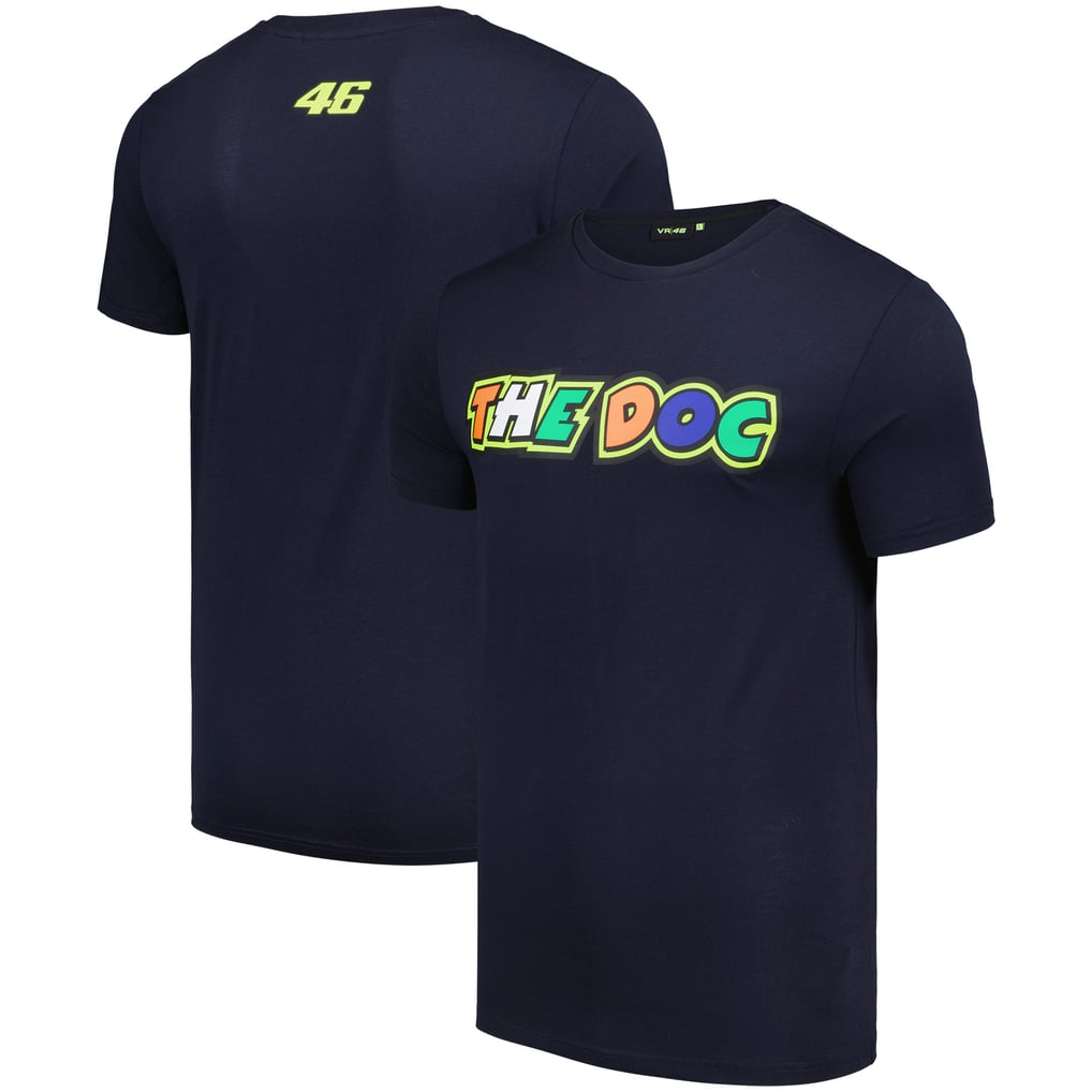 Camiseta VR46 Racing Valentino Rossi 46 El Doctor - Azul Marino