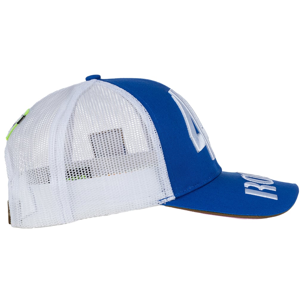 Gorra Valentino Rossi Heritage del VR46 Racing - Unisexo - Azul & Rosado