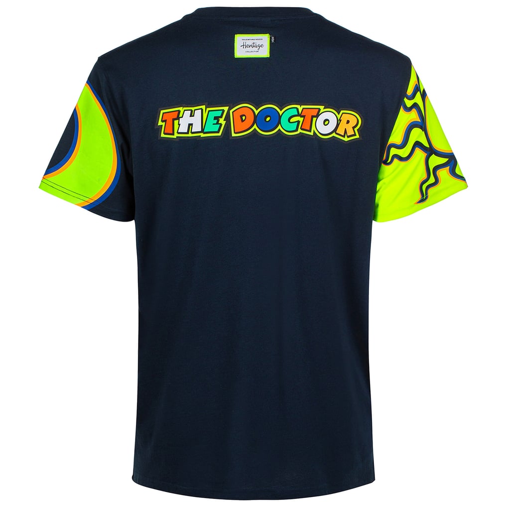 Camiseta gráfico Valentino Rossi Heritage del VR46 Racing - Unisexo - Azul