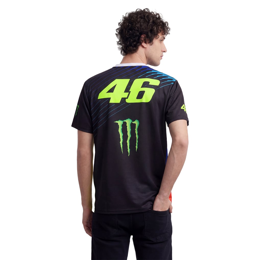 Camiseta Valentino Rossi X Monster Poly del VR46 Racing - Unisexo