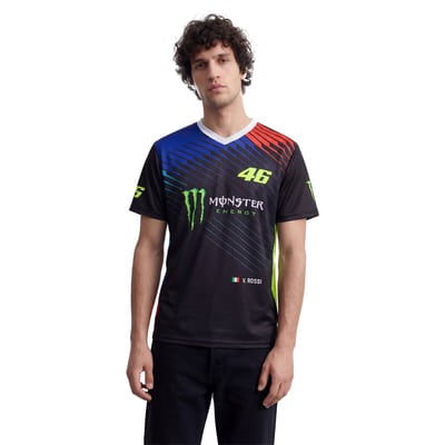 Camiseta Valentino Rossi X Monster Poly del VR46 Racing - Unisexo