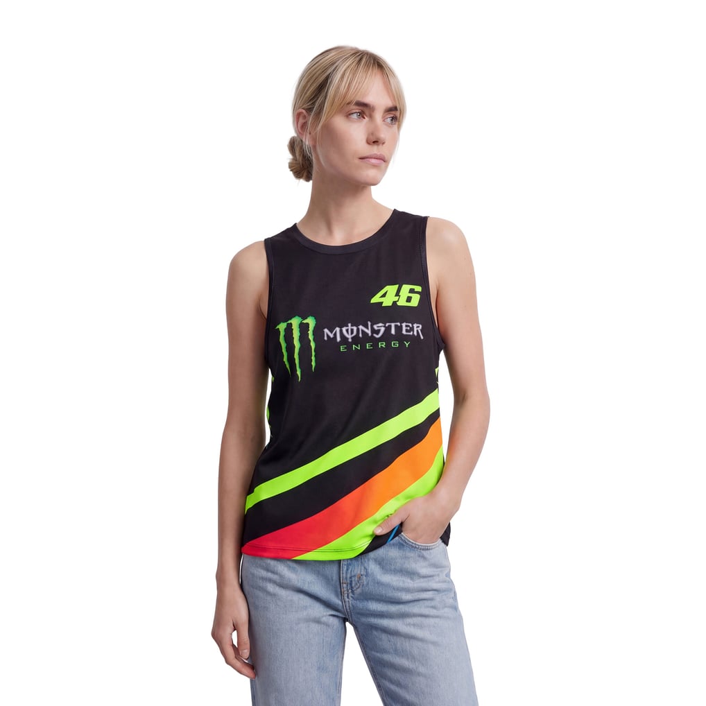 Camiseta sin mangas Poly Valentino Rossi X Monster del VR46 Racing - Mujer