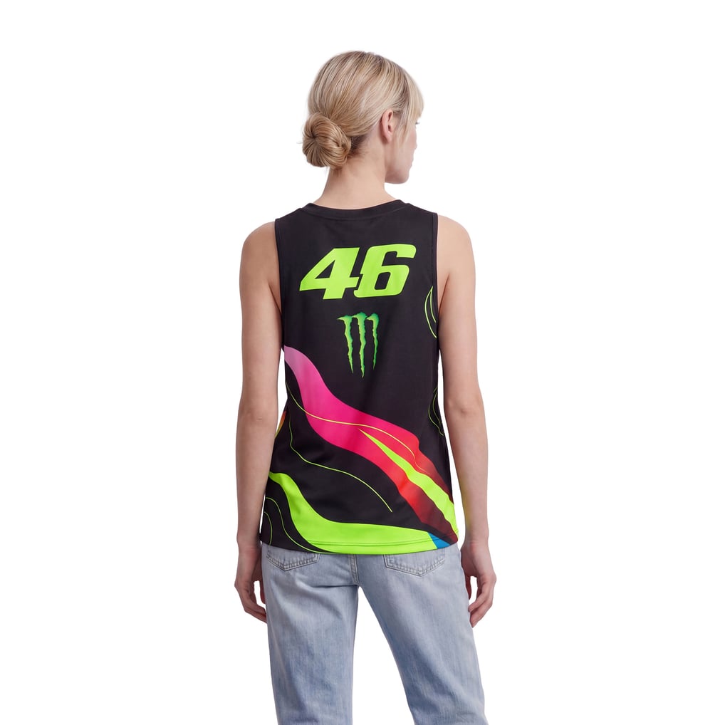Camiseta sin mangas Poly Valentino Rossi X Monster del VR46 Racing - Mujer
