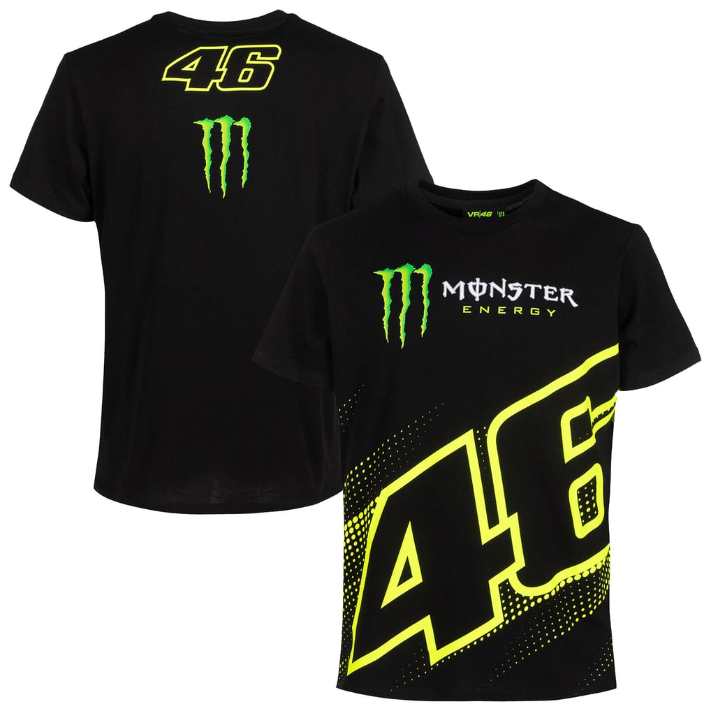 VR46 Racing Valentino Rossi x Monster T-Shirt - Black