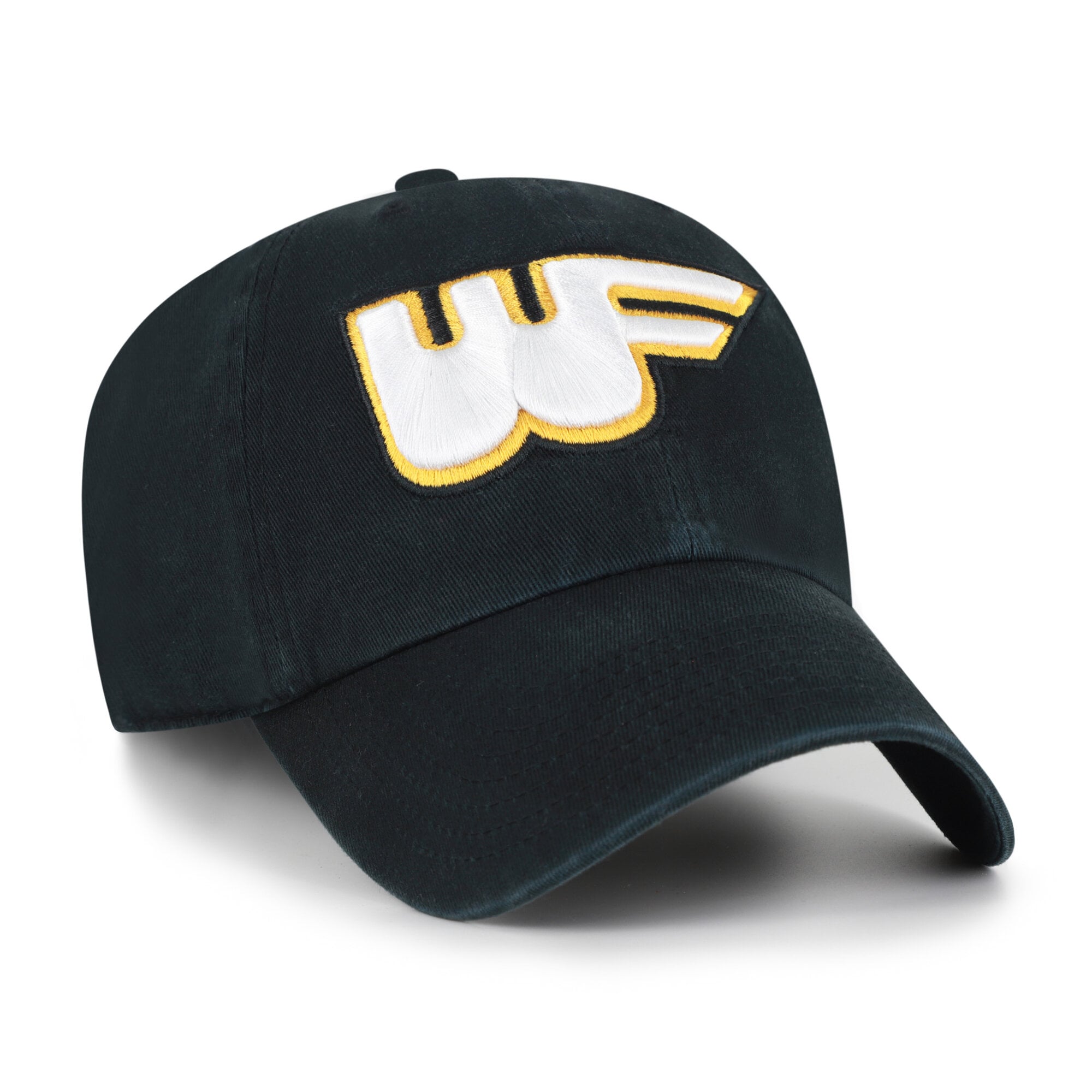 Men's '47 Black Wake Forest Demon Deacons Vault Clean Up Adjustable Hat
