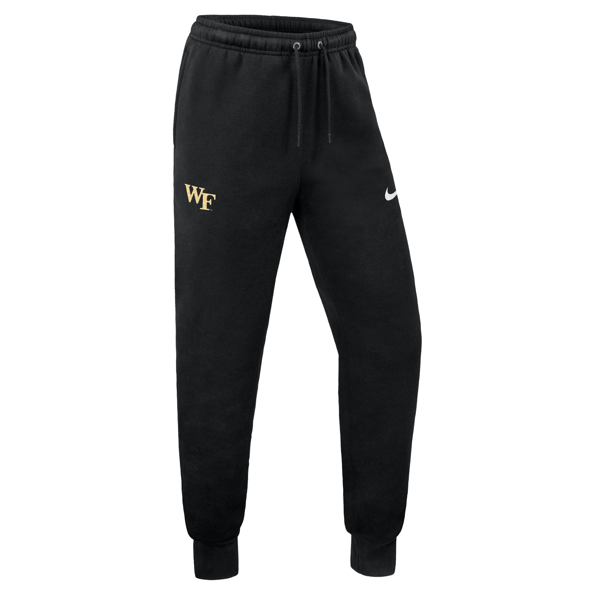 Men's Nike Black Wake Forest Demon Deacons Club Fleece Joggers