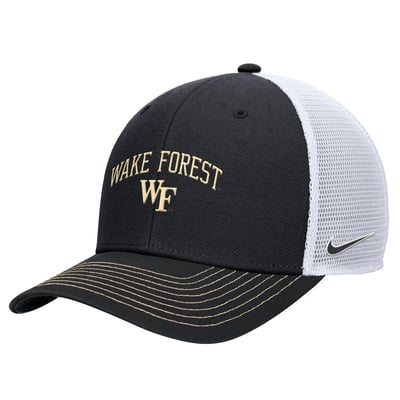 Wake Forest Demon Deacons Nike Rise Trucker Dri-FIT Adjustable Hat - Black