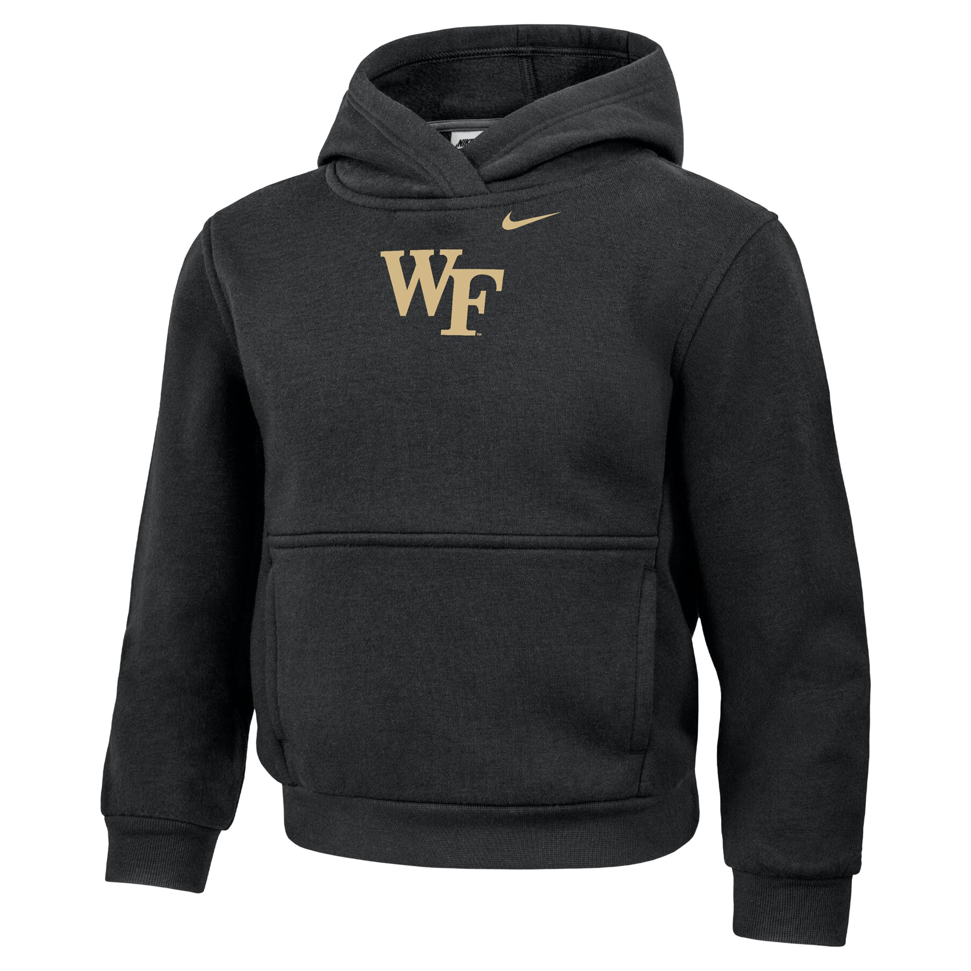 Sweat à capuche Nike Black Wake Forest Demon Deacons Core pour enfants d'âge préscolaire