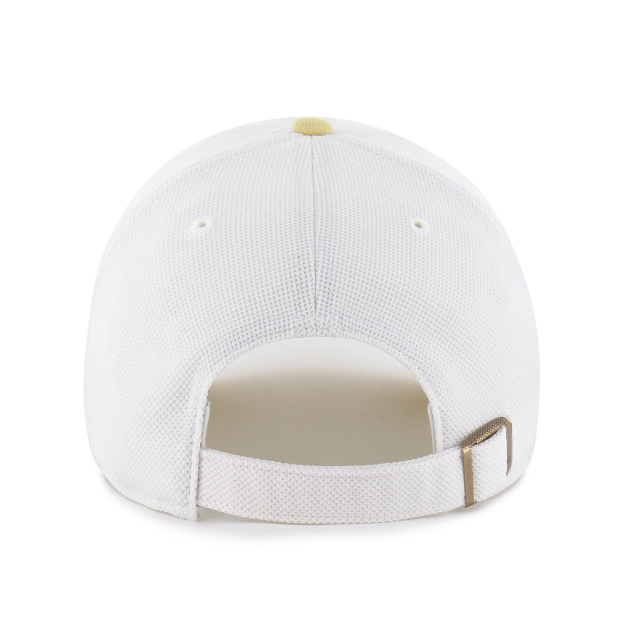 Unisex '47 White/Gold Wake Forest Demon Deacons Pique Patch Clean Up Adjustable Hat
