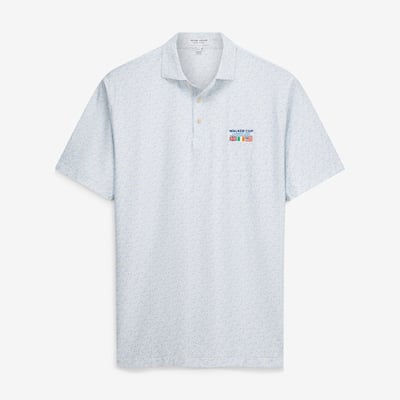 Men's 2026 Walker Cup Peter Millar White Andover Performance Jersey Polo