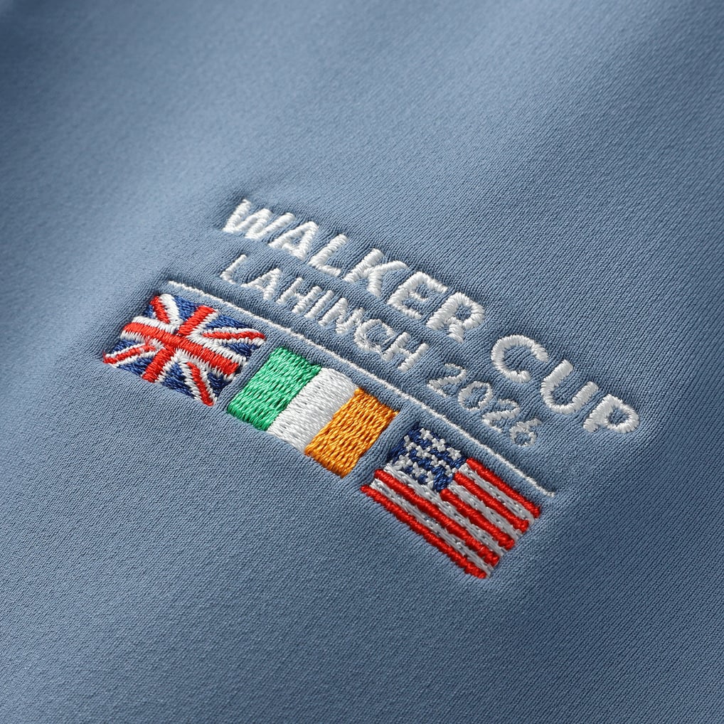 Women's 2026 Walker Cup Peter Millar Blue Perth Performance Quarter-Zip Pullover