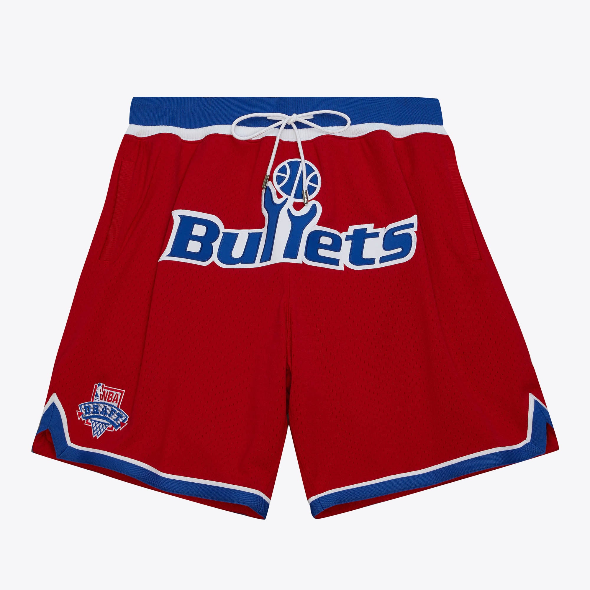 Washington Bullets Red M&N x Just Don 1993-94 Fashion Shorts