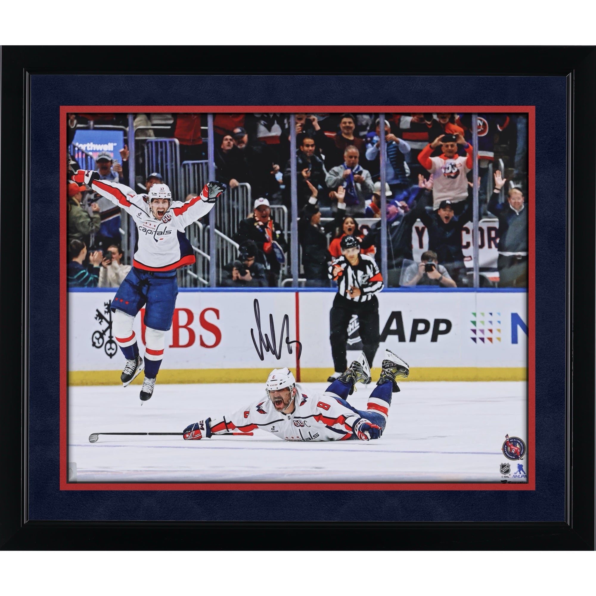 Alexander Ovechkin Washington Capitals Autographed 16" x 20" 895th Goal Celebration Photograph