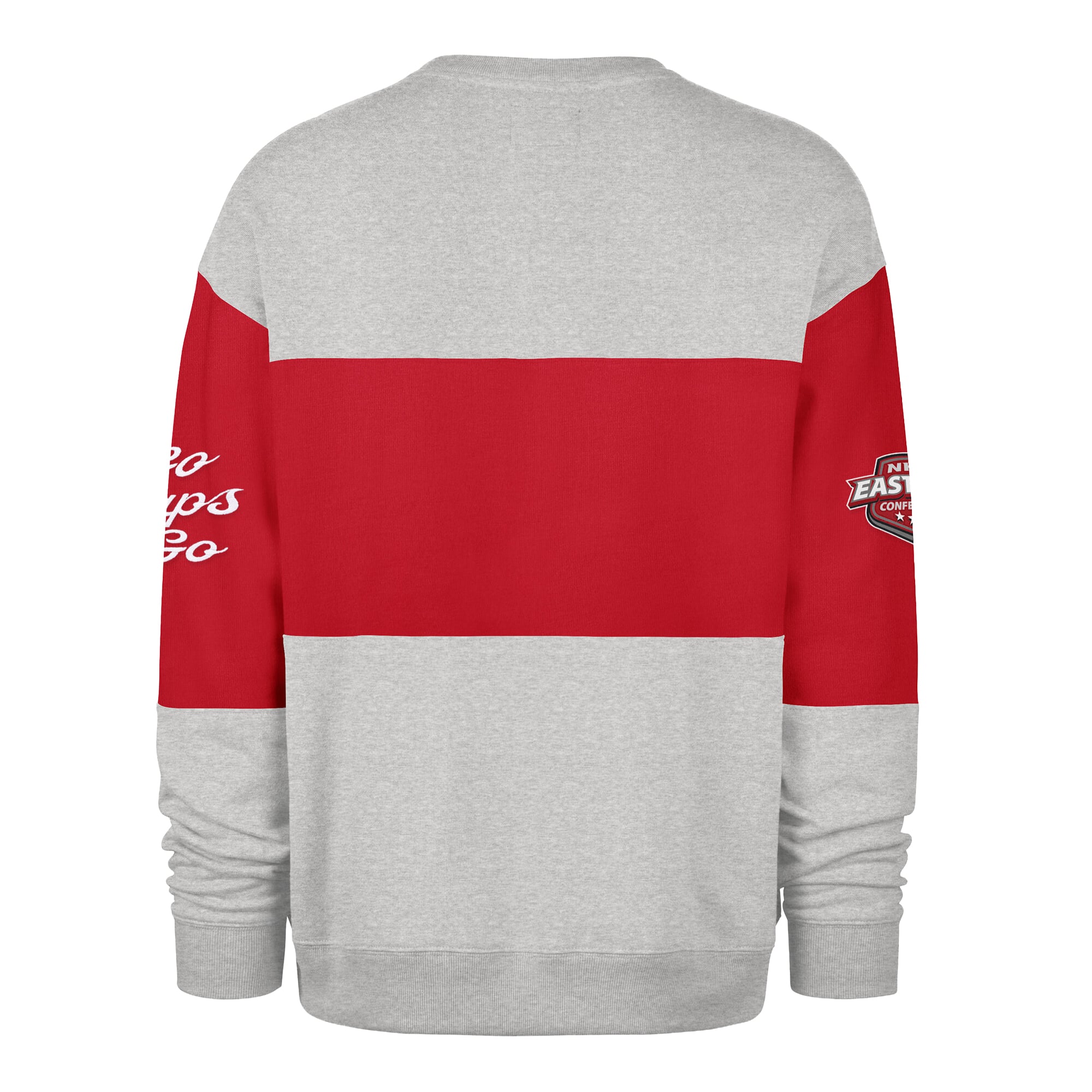 Men's '47  Gray Washington Capitals Fall Maximilist Crew Sweatshirt