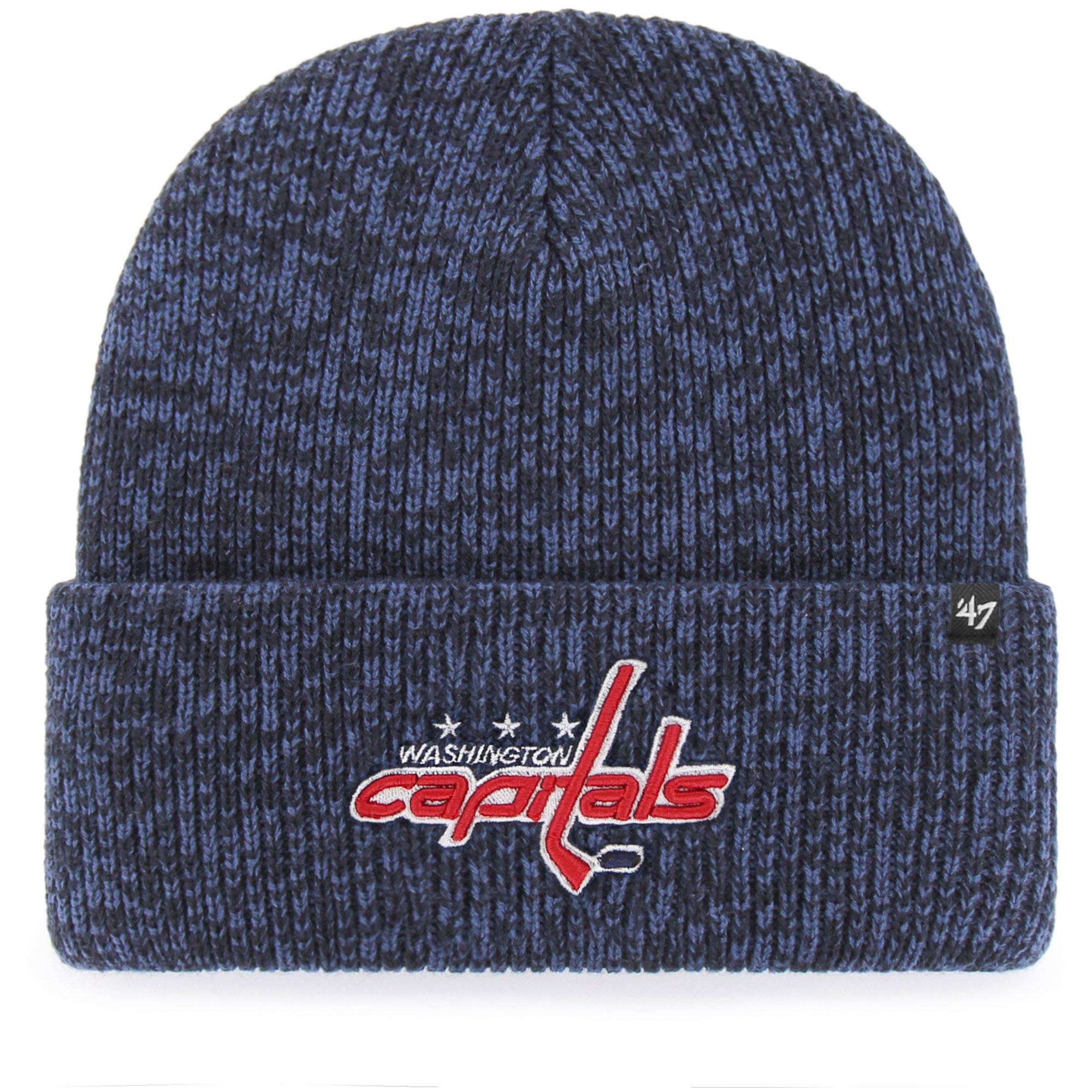 Bonnet en tricot à revers Brain Freeze des Capitals de Washington '47 bleu marine pour homme
