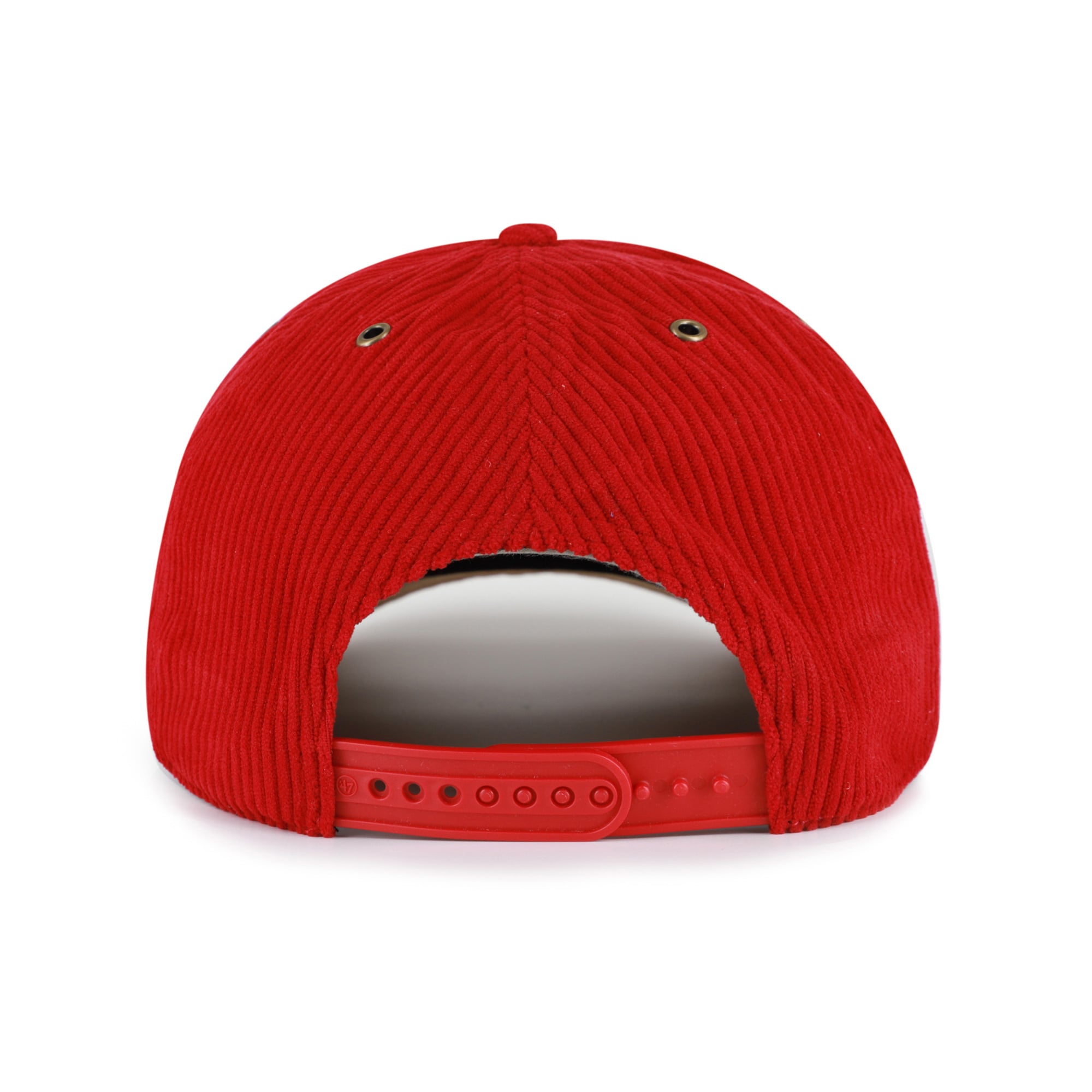 Masque de hockey pour homme Washington Capitals rouge '47, en velours côtelé avec boucle ajustable