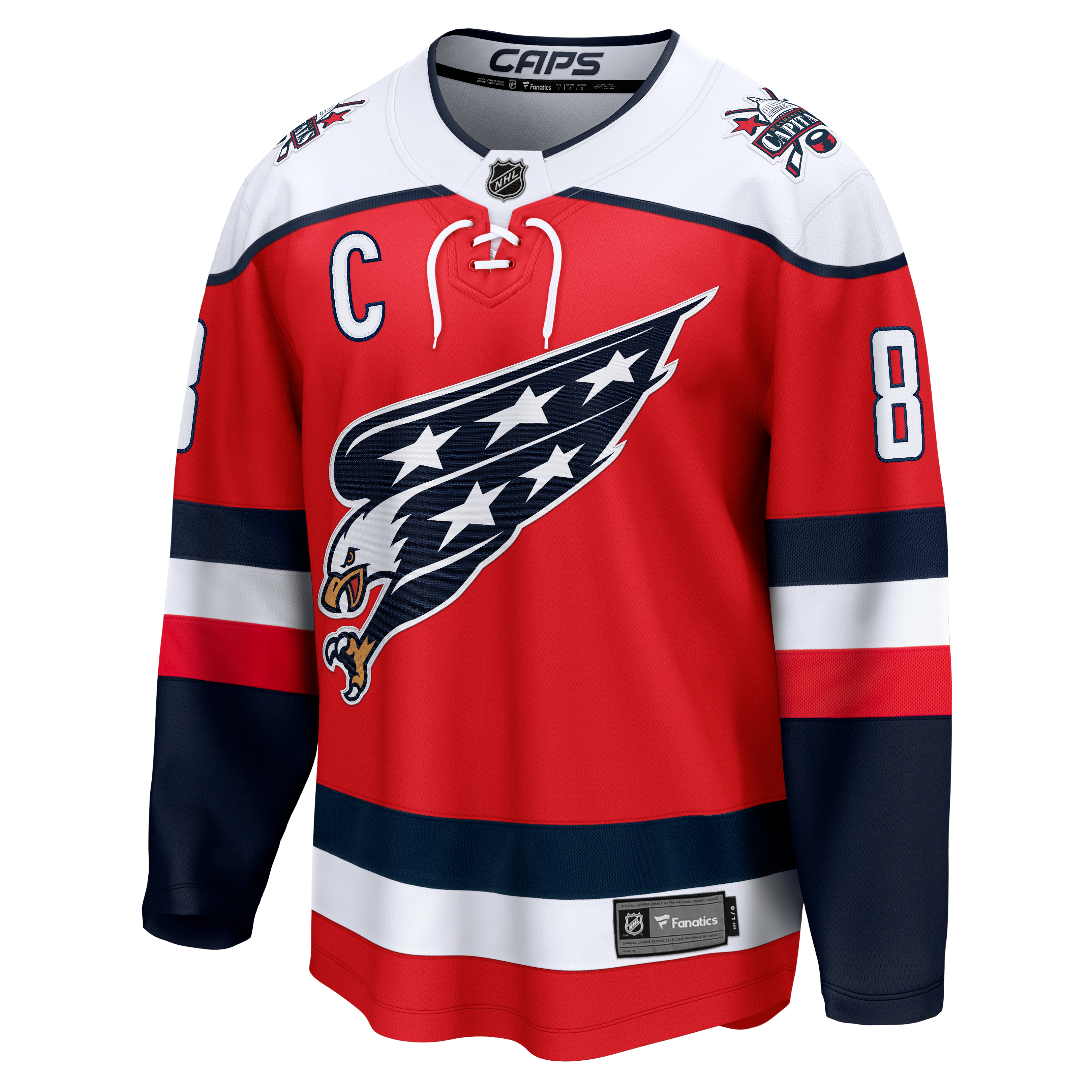 Men's Fanatics Alexander Ovechkin Red Washington Capitals Alternate Breakaway Player Jersey