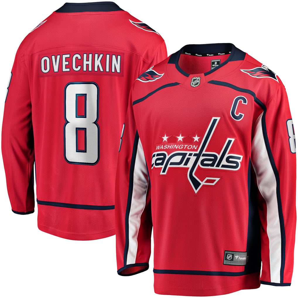 Maillot Washington Capitals Signé Alexander Ovechkin - Authentifié JSA COA, Fanatique, Authentique