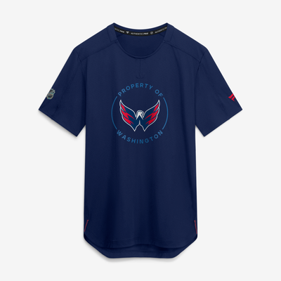 Men's Washington Capitals Fanatics Navy Authentic Pro Train Performance T-Shirt