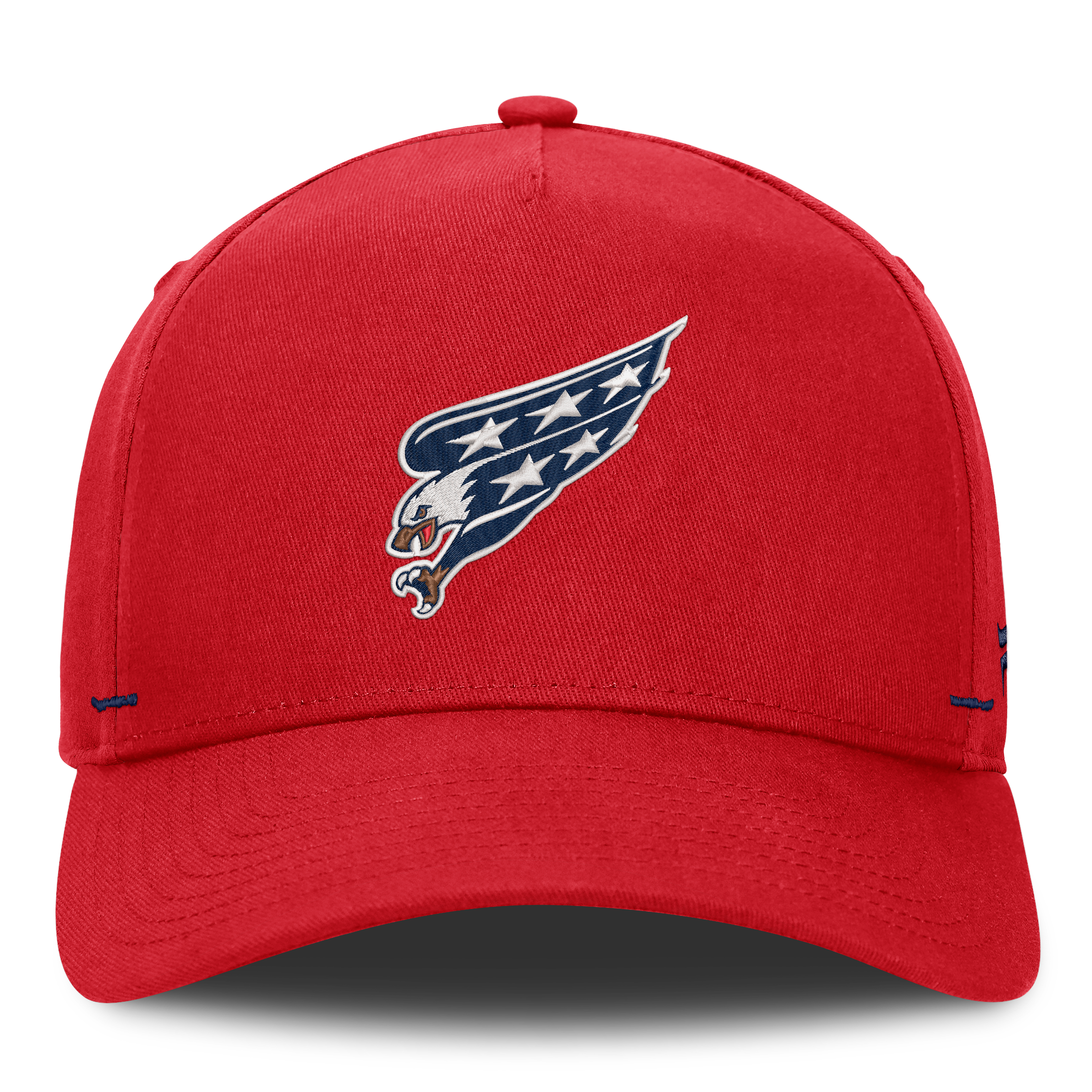 Casquette ajustable Fanatics rouge Washington Capitals Alternate Authentic Pro Rink A-Frame pour homme
