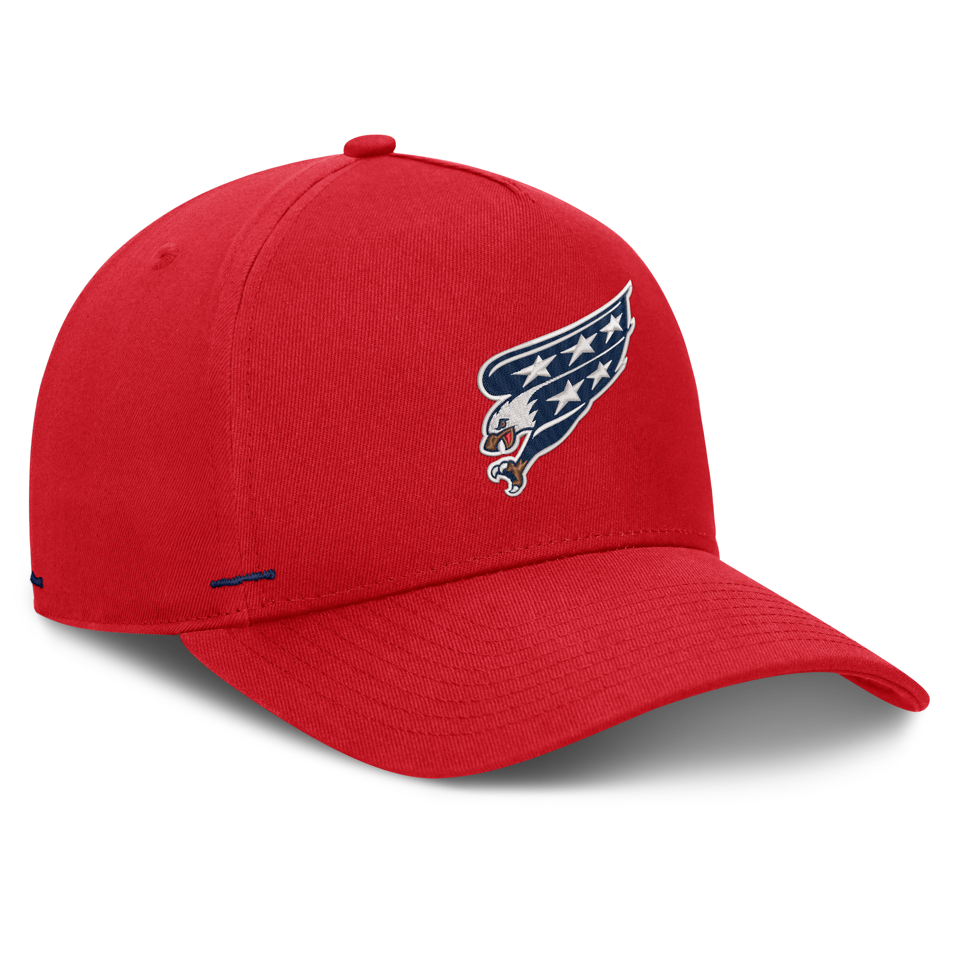 Casquette ajustable Fanatics rouge Washington Capitals Alternate Authentic Pro Rink A-Frame pour homme