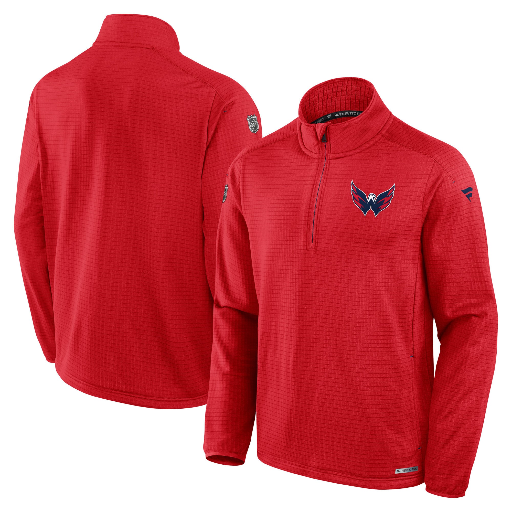 Veste authentique Pro Rink Fanatics rouge Washington Capitals pour homme