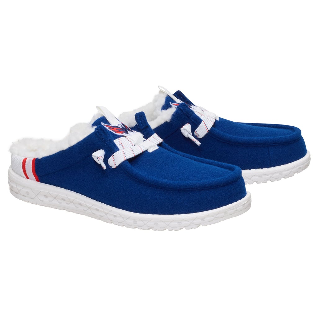 Men's Washington Capitals Hey Dude Navy Wally Casual Slip-On Shoes