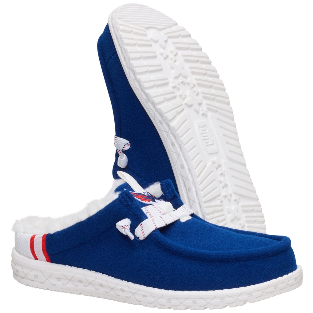 Men's Washington Capitals Hey Dude Navy Wally Casual Slip-On Shoes