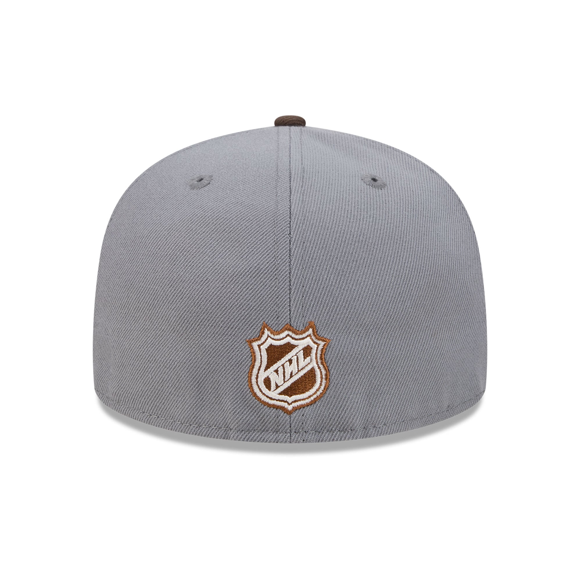 Casquette ajustée New Era 59FIFTY pour homme, coloris anthracite/marron, Washington Capitals, motif bois.