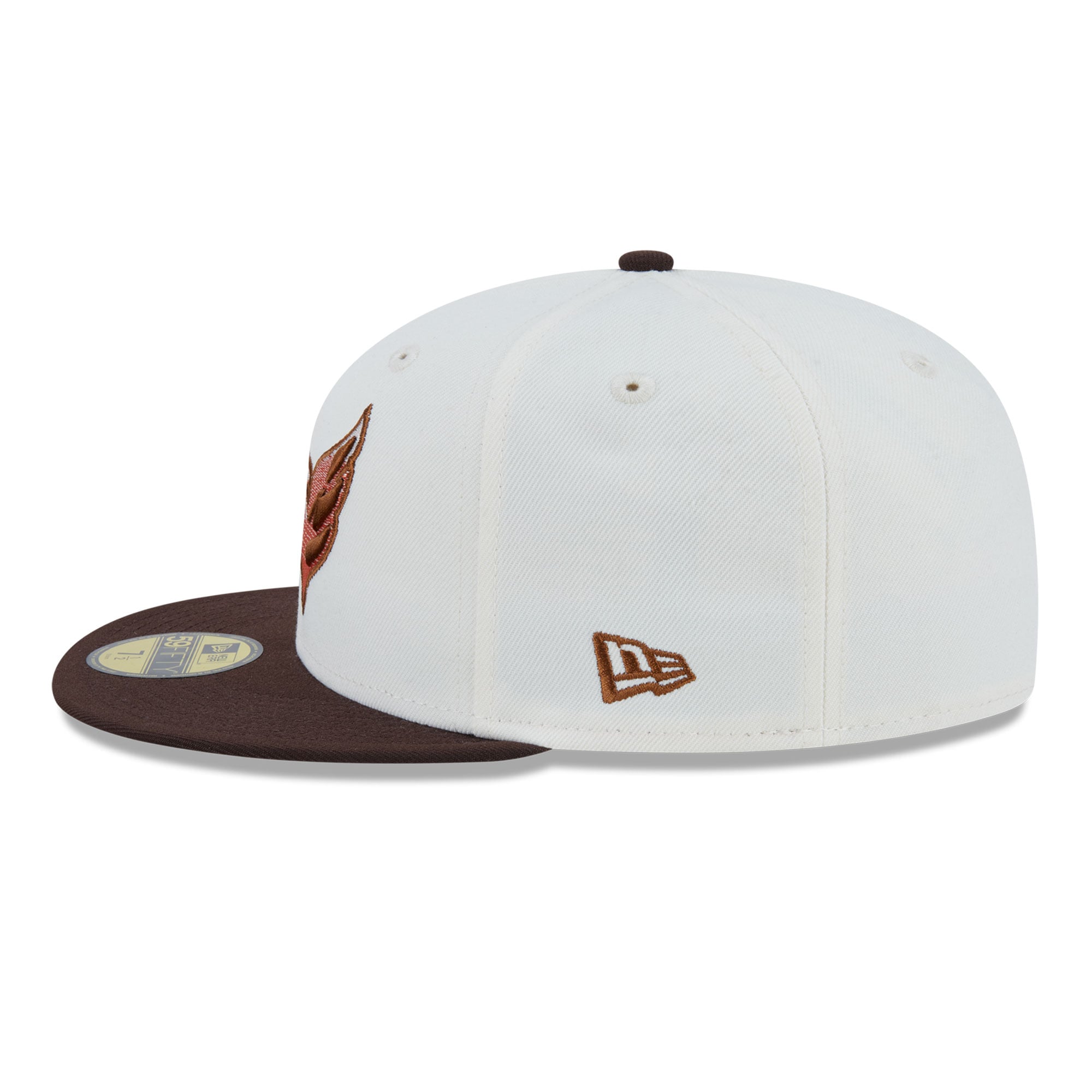 Casquette ajustée New Era 59FIFTY crème pour homme, Washington Capitals, motif citrouille épicée