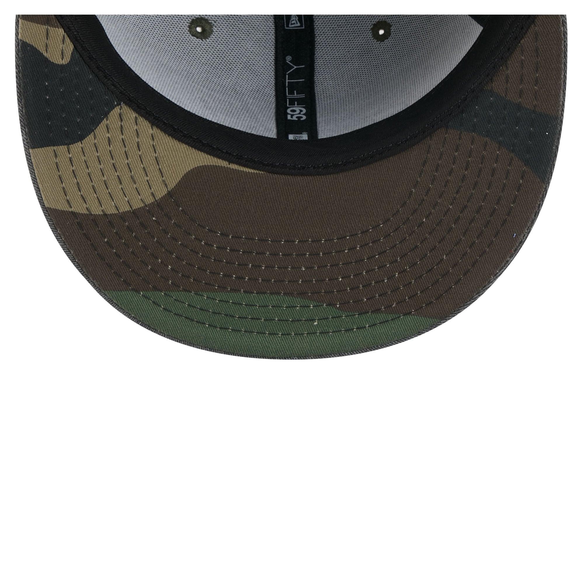 Casquette ajustée New Era 59FIFTY pour homme, coloris olive/noir