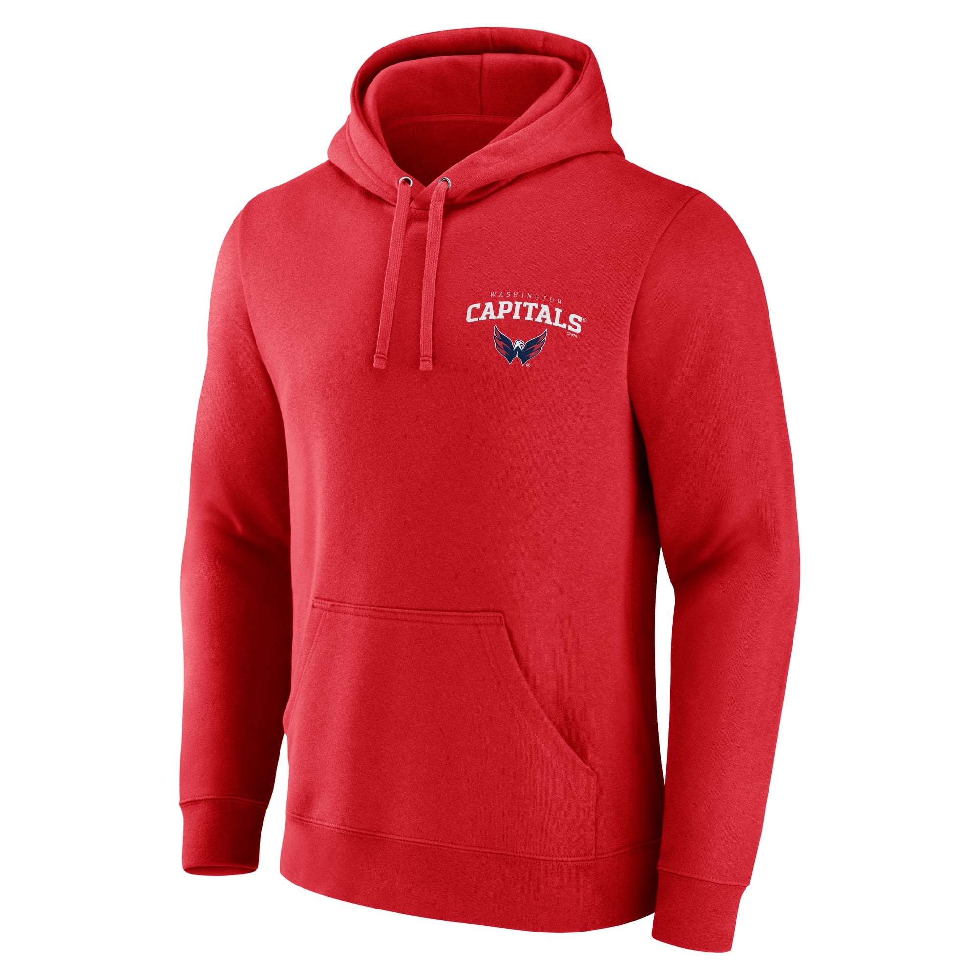 Men's Red Washington Capitals Team Lockup Hoodie