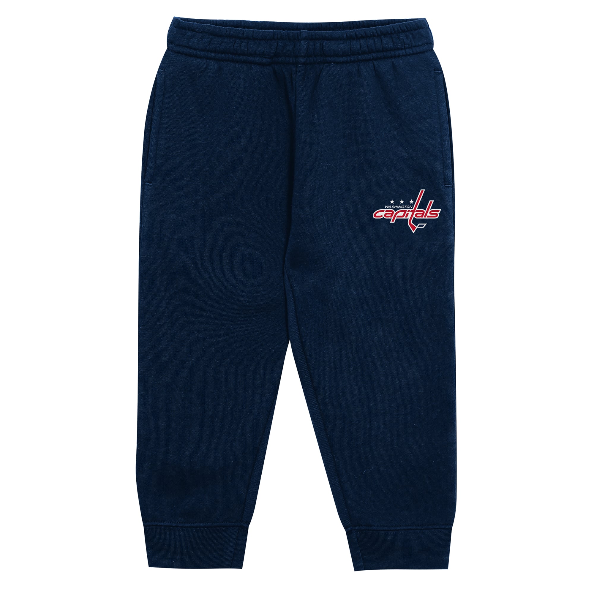 Ensemble sweat à capuche et pantalon Ice Explorer rouge/marine Washington Capitals pour enfants d'âge préscolaire Outerstuff