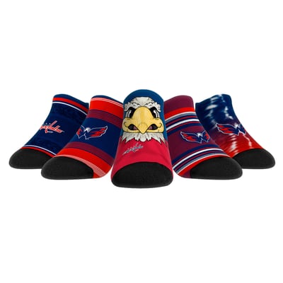  Washington Capitals Rock Em Unisex Super Fan Five-Pack Low-Cut Socks Set - 
