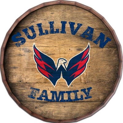 Washington Capitals 24" Personalized Barrel Top