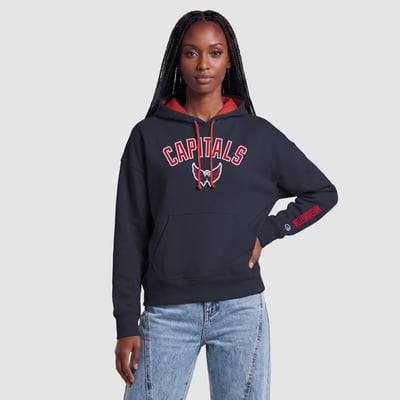 Women's Washington Capitals Champion Navy Hoodie